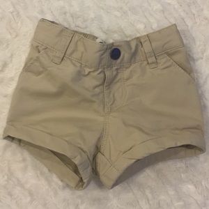Old Navy Khaki Girl’s Shorts. 12-18 months